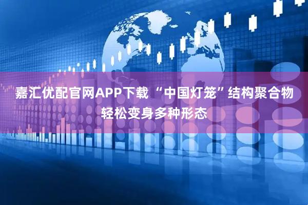 嘉汇优配官网APP下载 “中国灯笼”结构聚合物轻松变身多种形态