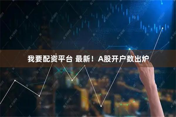 我要配资平台 最新！A股开户数出炉