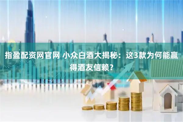 指盈配资网官网 小众白酒大揭秘：这3款为何能赢得酒友信赖？